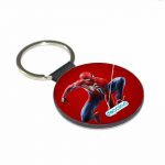 ميدالية مفاتيح دائرية بتصميم الرجل العنكبوت مارفل