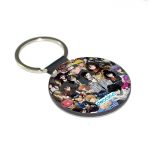 ميدالية مفاتيح دائرية بتصميم الشخصيات المخيفه كل الانميات