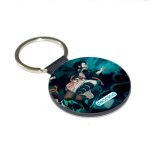 ميدالية مفاتيح دائرية بتصميم الشقيقان ضد قاتل الشياطين