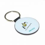 ميدالية مفاتيح دائرية بتصميم اللطيف شيمي شخصيات BT21