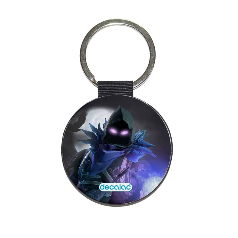 ميدالية-مفاتيح-دائرية-بتصميم-المخيف-رافين-فورتنايت-1