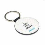 ميدالية مفاتيح دائرية بتصميم النجوم والأحلام