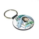 ميدالية مفاتيح دائرية بتصميم انمي المخطوفة
