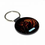 ميدالية مفاتيح دائرية بتصميم اوبيتو اوتشيها انمي ناروتو