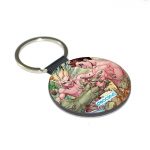 ميدالية مفاتيح دائرية بتصميم اوكي تايجو دكتور ستون