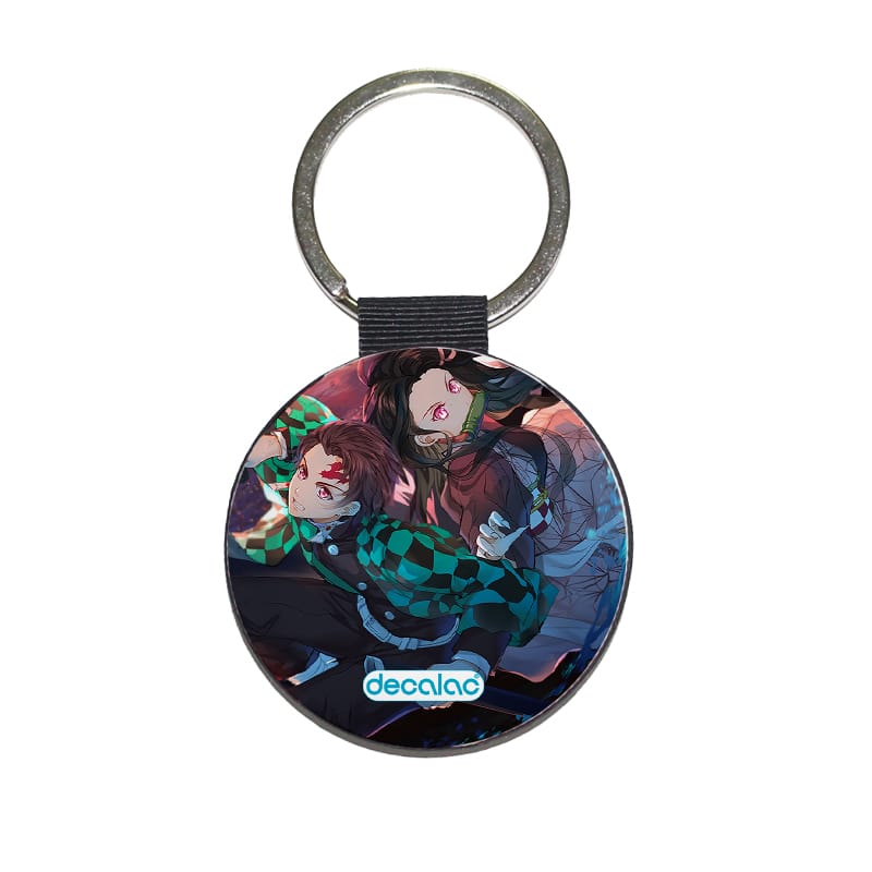 ميدالية-مفاتيح-دائرية-بتصميم-تانجيرو-ونيزوكو-1