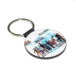 ميدالية مفاتيح دائرية بتصميم تشابك الأيدي كل الانميات