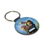 ميدالية مفاتيح دائرية بتصميم ثانوس فورتنايت