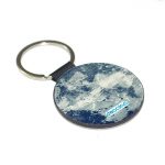 ميدالية مفاتيح دائرية بتصميم جينز