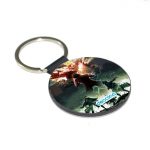 ميدالية مفاتيح دائرية بتصميم حرب عملاقان هجوم العمالقة