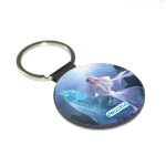 ميدالية مفاتيح دائرية بتصميم حصان إلسا الثلجي ملكة الثلج