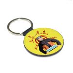 ميدالية مفاتيح دائرية بتصميم ختم ناروتو