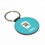ميدالية مفاتيح دائرية بتصميم دع القلق