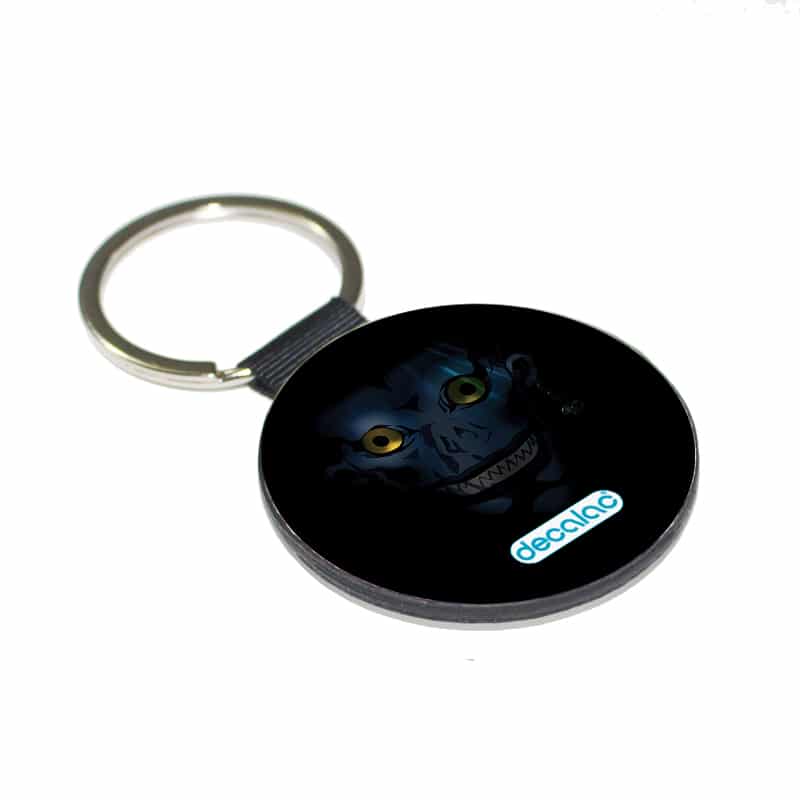 ميدالية مفاتيح دائرية بتصميم ديث نوت ريوك مخيف ميدالية مفاتيح دائرية بتصميم ديث نوت ريوك مخيف