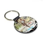 ميدالية مفاتيح دائرية بتصميم ديث نوت عالم الشياطين