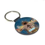 ميدالية مفاتيح دائرية بتصميم ذكريات إيس ون بيس