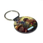 ميدالية مفاتيح دائرية بتصميم ذكريات الطفولة ون بيس