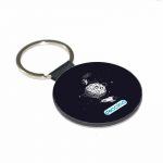 ميدالية مفاتيح دائرية بتصميم رائد فضاء