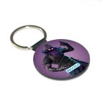 ميدالية مفاتيح دائرية بتصميم  رافين فورتنايت