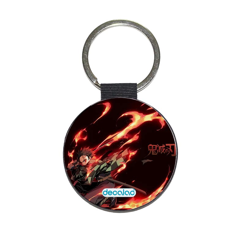 ميدالية-مفاتيح-دائرية-بتصميم-رقصة-الهينوكامي-غاكورا-1