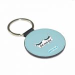 ميدالية مفاتيح دائرية بتصميم رموش