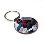 ميدالية مفاتيح دائرية بتصميم  سبايدر مان الصغير