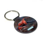 ميدالية مفاتيح دائرية بتصميم سبايدرمان هوم كامينج