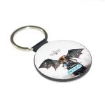 ميدالية مفاتيح دائرية بتصميم صياد وحوش ذا ويتشر