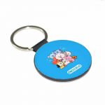ميدالية مفاتيح دائرية بتصميم عناق أر جي شخصيات BT21