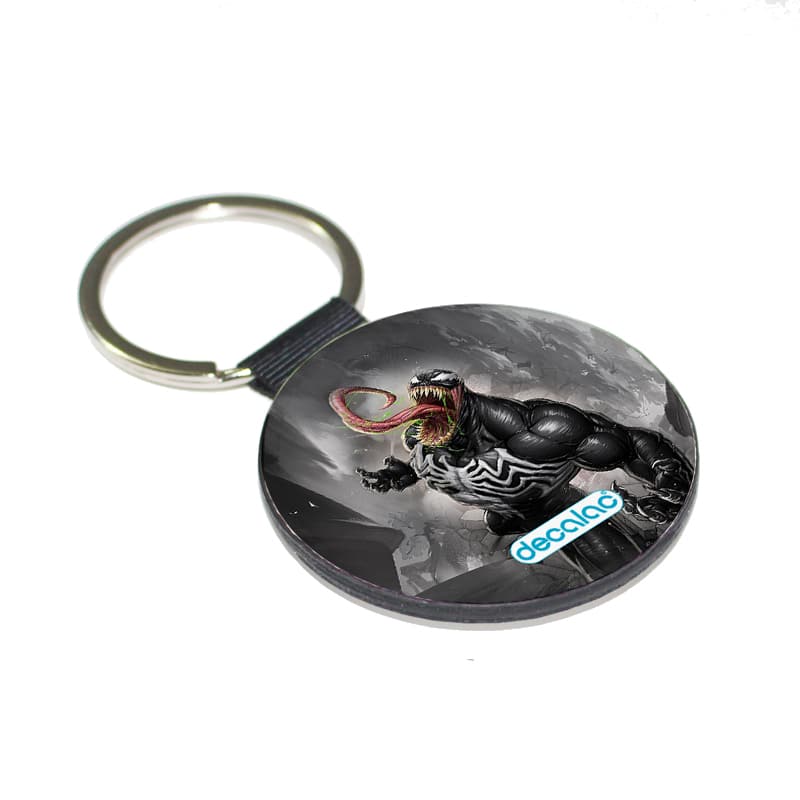 ميدالية مفاتيح دائرية بتصميم غضب فينوم ميدالية مفاتيح دائرية بتصميم غضب فينوم