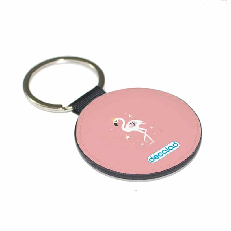 ميدالية مفاتيح دائرية بتصميم فلامنجو بتاج ميدالية مفاتيح دائرية بتصميم فلامنجو بتاج