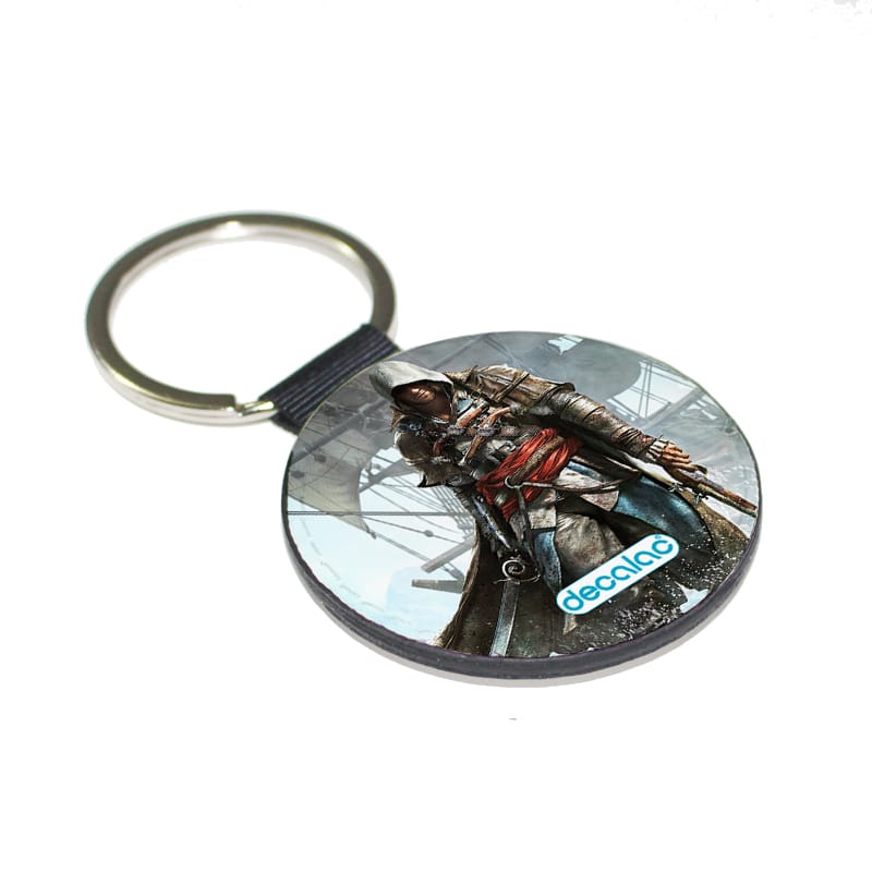 ميدالية مفاتيح دائرية بتصميم قتال مع القراصنه أساسنز كريد ميدالية مفاتيح دائرية بتصميم قتال مع القراصنه أساسنز كريد