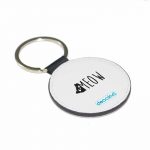 ميدالية مفاتيح دائرية بتصميم قطه لطيفه