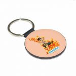 ميدالية مفاتيح دائرية بتصميم قوة إيس من ون بيس