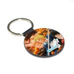 ميدالية مفاتيح دائرية بتصميم قوة الثلاثة أشقاء ون بيس