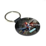 ميدالية مفاتيح دائرية بتصميم قوة سبيدر مان