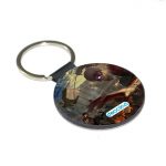 ميدالية مفاتيح دائرية بتصميم قوة ميكاسا انمي هجوم العمالقة