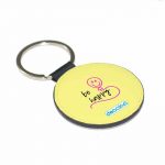 ميدالية مفاتيح دائرية بتصميم كن سعيد