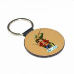 ميدالية مفاتيح دائرية بتصميم لوفي و زورو ون بيس