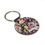 ميدالية مفاتيح دائرية بتصميم مكس انمي