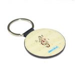 ميدالية مفاتيح دائرية بتصميم نغمة موسيقية جميلة