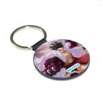 ميدالية مفاتيح دائرية بتصميم هاكي التصلب لوفي ون بيس