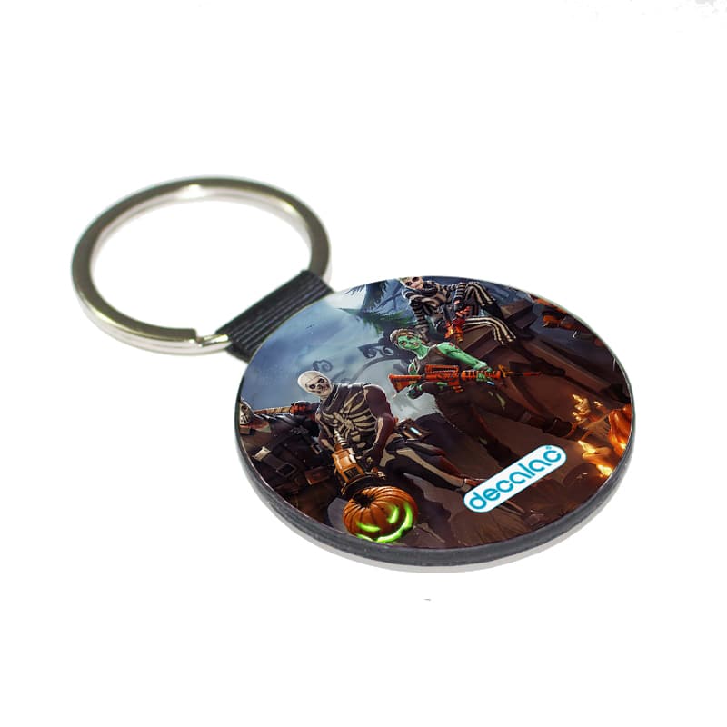 ميدالية مفاتيح دائرية بتصميم هالوين فورت نايت ميدالية مفاتيح دائرية بتصميم هالوين فورت نايت