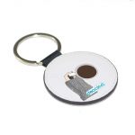 ميدالية مفاتيح دائرية بتصميم وقت القهوة