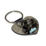 ميدالية مفاتيح شكل قلب بتصميم أبيكس ليجندز قلب أسود