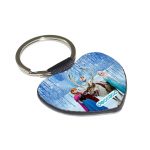 ميدالية مفاتيح شكل قلب بتصميم ابطال فروزن