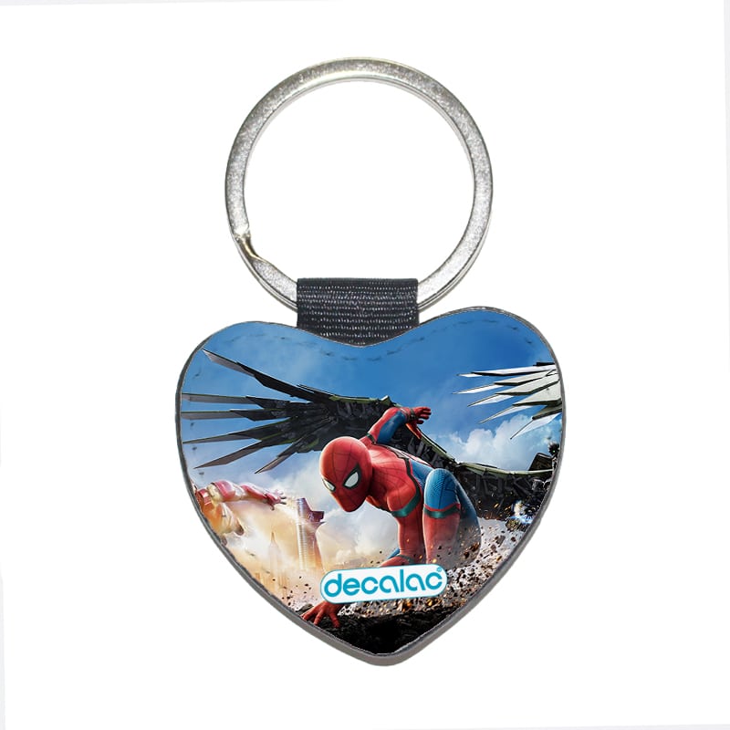 ميدالية-مفاتيح-شكل-قلب-بتصميم-اجنحة-النسر-سبايدر-مان-ايرون-مان-1