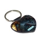 ميدالية مفاتيح شكل قلب بتصميم الأرواح الشريرة بلود بورن