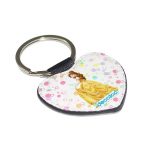 ميدالية مفاتيح شكل قلب بتصميم  الأميرة بيلا