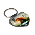 ميدالية مفاتيح شكل قلب بتصميم الأميرة صاحبة القوس والسهم